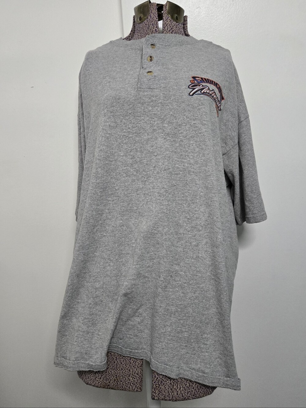 Cotton Deluxe By Anvil Men's GoodGuys Nationals 2003 Car T-shirt Gray Size XL